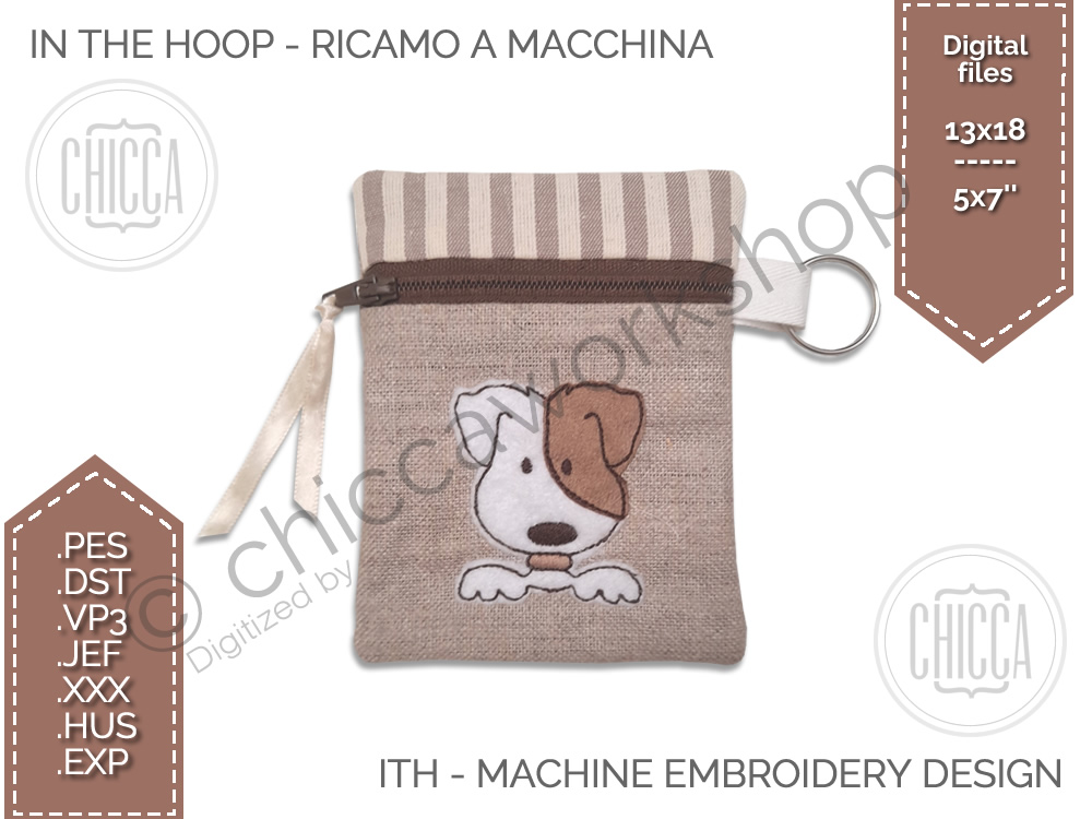 Mooncci Kit Ricamo Per Principianti Con Motivo Cane - Confezione Da 3 Completa Con Tela, Fili, Aghi E Telaio In Bambù - 3